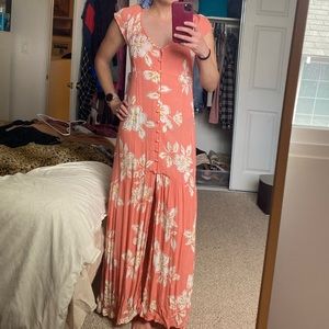 New Ripcurl floral maxi dress